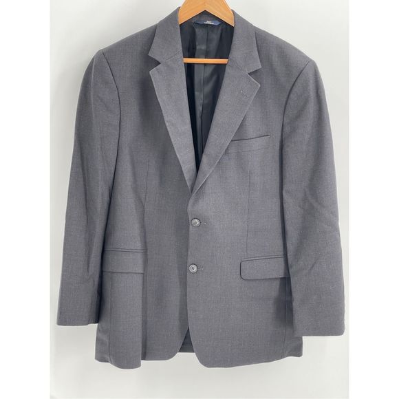 Brooks Brothers 346 Blazer Sport‎ Coat Suit Jacket Men's Size 41 Dark Gray